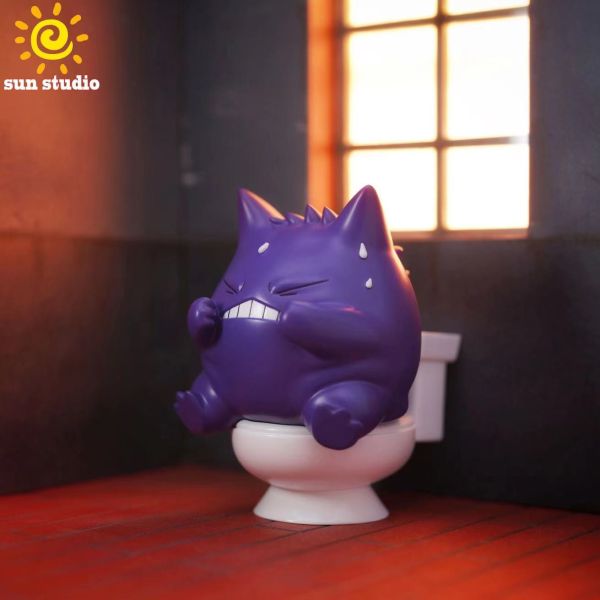 【售罄展示追加請私訊客服@toystationtw】寶可夢 便秘耿鬼馬桶耿鬼 X SUN studio 動漫,模型,玩具,gk,玩驛,火影,手辦,海賊,死神,航海王,獵人,阿拉蕾,七大罪,七龍珠,寶可夢,神奇寶貝,哥吉拉,宮崎駿,迪士尼,灌籃高手,鬼滅之日刃,一拳超人,蠟筆小新,咒術,鏈鋸人,進擊的巨人,妖精尾巴,我的英雄學院,我英,鋼鍊,鋼之煉金術師,新世紀福音戰士,EVA,間諜家家酒,Re0,漫威,dc,集美#hex#tsume#prime1#queen#tes#xm#野獸國#壽屋#數碼寶貝