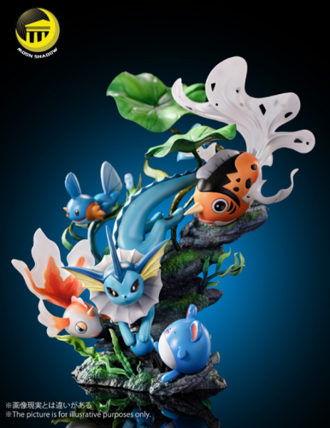 【售罄展示追加請私訊客服@toystationtw】寶可夢 自然系列 水伊布 角金魚 金魚王 水躍魚 瑪力露自然場景 X 月影殿 玩驛丨Toy station, GK雕像預購, GK雕像代購, GK雕像現貨, GK雕像修復, 咒術, 咒術迴戰, SCC玩具屋, 玩具給庫, NBA, 瘋公仔, 訂製雕像,模型,伯公仔,gk,玩驛,火影,夜風本舖,海賊,死神,航海王,獵人,阿拉蕾,七大罪,七龍珠,寶可夢,神奇寶貝,哥吉拉,宮崎駿,迪士尼,灌籃高手,鬼滅之刃,一拳超人,蠟筆小新,咒術,鏈鋸人,進擊的巨人,乙骨,我英