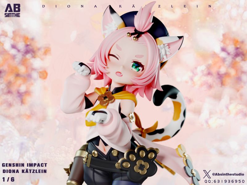 【售罄展示追加請私訊客服@toystationtw】原神 貓耳少女——【迪奧娜·凱茨萊茵】X ABsinthe Studio 動漫,模型,玩具,gk,玩驛,火影,手辦,海賊,死神,航海王,獵人,阿拉蕾,七大罪,七龍珠,寶可夢,神奇寶貝,哥吉拉,宮崎駿,迪士尼,灌籃高手,鬼滅之日刃,一拳超人,蠟筆小新,咒術,鏈鋸人,進擊的巨人,妖精尾巴,我的英雄學院,我英,鋼鍊,鋼之煉金術師,新世紀福音戰士,EVA,間諜家家酒,Re0,漫威,dc,野獸國,hex,tsume,prime1,queen,tes,xm,迪士尼,壽屋,數碼寶貝