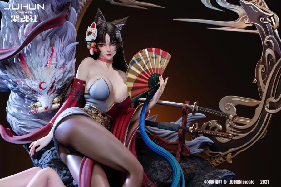 【代購】狐姬雙生花 設計師聯名款首款原創 X 聚魂社JuHunCREATE 玩驛丨Toy station, GK雕像預購, GK雕像代購, GK雕像現貨, GK雕像修復, 咒術, 咒術迴戰, SCC玩具屋, 玩具給庫, NBA, 瘋公仔, 訂製雕像,模型,伯公仔,gk,玩驛,火影,夜風本舖,海賊,死神,航海王,獵人,阿拉蕾,七大罪,七龍珠,寶可夢,神奇寶貝,哥吉拉,宮崎駿,迪士尼,灌籃高手,鬼滅之刃,一拳超人,蠟筆小新,咒術,鏈鋸人,進擊的巨人,乙骨,我英