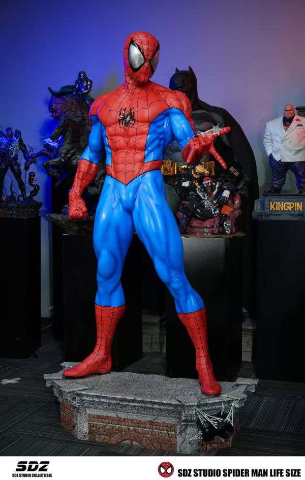 【預購】Marvel漫威 漫畫經典 1/1真實比例-蜘蛛人 X SDZ-Studio 玩驛丨Toy station, GK雕像預購, GK雕像代購, GK雕像現貨, GK雕像修復, 咒術, 咒術迴戰, SCC玩具屋, 玩具給庫, NBA, 瘋公仔, 訂製雕像,模型,伯公仔,gk,玩驛,火影,夜風本舖,海賊,死神,航海王,獵人,阿拉蕾,七大罪,七龍珠,寶可夢,神奇寶貝,哥吉拉,宮崎駿,迪士尼,灌籃高手,鬼滅之刃,一拳超人,蠟筆小新,咒術,鏈鋸人,進擊的巨人,乙骨,我英