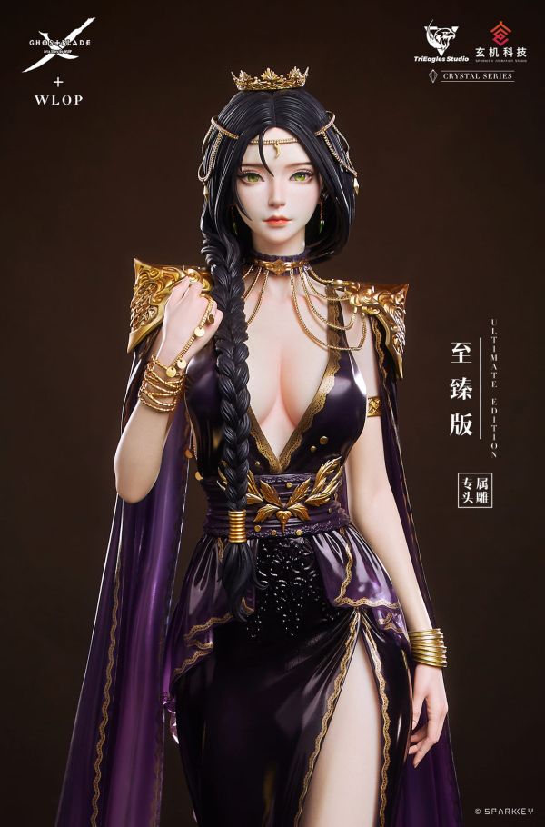 【售罄展示追加請私訊客服@toystationtw】鬼刀 雕像系列《女王》 X TriEagles Studio&WLOP 玄機科技 正版授權 #動漫#模型#玩具#gk#玩驛#火影#手辦#海賊#死神#航海王#獵人#阿拉蕾#七大罪#七龍珠#寶可夢#神奇寶貝#哥吉拉#宮崎駿#迪士尼#灌籃高手#鬼滅之日刃#一拳超人#蠟筆小新#咒術#鏈鋸人#進擊的巨人#妖精尾巴#我的英雄學院#我英#鋼鍊#鋼之煉金術師#新世紀福音戰士#EVA#間諜家家酒#Re0#漫威#dc#集美#hex#tsume#prime1#queen#tes#xm#野獸國#壽屋#數碼寶貝