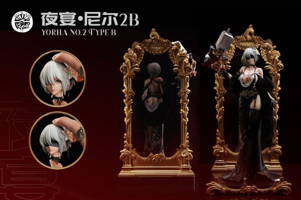 【售罄展示追加請私訊客服@toystationtw】週年紀念款夜宴·尼爾2B X 伊甸工作室  動漫,模型,玩具,gk,玩驛,火影,手辦,海賊,死神,航海王,獵人,阿拉蕾,七大罪,七龍珠,寶可夢,神奇寶貝,哥吉拉,宮崎駿,迪士尼,灌籃高手,鬼滅之日刃,一拳超人,蠟筆小新,咒術,鏈鋸人,進擊的巨人,妖精尾巴,我的英雄學院,我英,鋼鍊,鋼之煉金術師,新世紀福音戰士,EVA,間諜家家酒,Re0,漫威,dc,集美#hex#tsume#prime1#queen#tes#xm#野獸國#壽屋#數碼寶貝