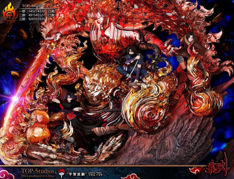 【售罄展示追加請私訊客服@toystationtw】火影忍者 鼬的一生，曉之朱雀 X TOP-studios 動漫,模型,玩具,gk,玩驛,火影,手辦,海賊,死神,航海王,獵人,阿拉蕾,七大罪,七龍珠,寶可夢,神奇寶貝,哥吉拉,宮崎駿,迪士尼,灌籃高手,鬼滅之日刃,一拳超人,蠟筆小新,咒術,鏈鋸人,進擊的巨人,妖精尾巴,我的英雄學院,我英,鋼鍊,鋼之煉金術師,新世紀福音戰士,EVA,間諜家家酒,Re0,漫威,dc,集美#hex#tsume#prime1#queen#tes#xm#野獸國#壽屋#數碼寶貝