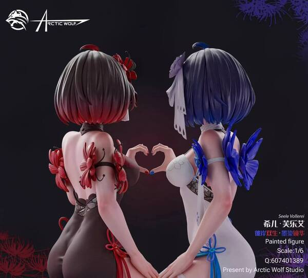 【售罄展示追加請私訊客服@toystationtw】崩壞3rd 彼岸雙生 黑希 希兒  X Arctic wolf 動漫,模型,玩具,gk,玩驛,火影,手辦,海賊,死神,航海王,獵人,阿拉蕾,七大罪,七龍珠,寶可夢,神奇寶貝,哥吉拉,宮崎駿,迪士尼,灌籃高手,鬼滅之日刃,一拳超人,蠟筆小新,咒術,鏈鋸人,進擊的巨人,妖精尾巴,我的英雄學院,我英,鋼鍊,鋼之煉金術師,新世紀福音戰士,EVA,間諜家家酒,Re0,漫威,dc,集美#hex#tsume#prime1#queen#tes#xm#野獸國#壽屋#數碼寶貝