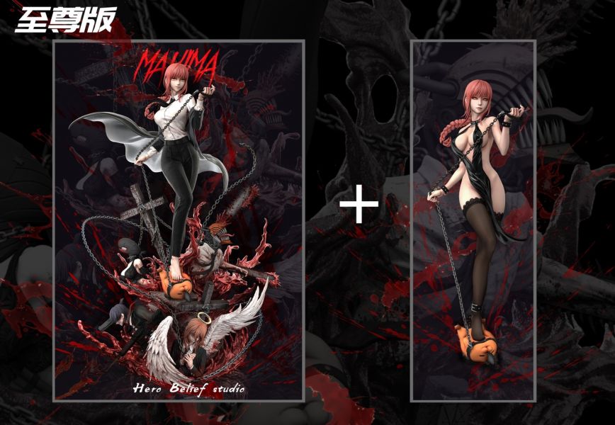 【代購】鏈鋸人 瑪奇瑪 X hero belief studio hb工作室 玩驛丨Toy station, GK雕像預購, GK雕像代購, GK雕像現貨, GK雕像修復, 咒術, 咒術迴戰, SCC玩具屋, 玩具給庫, NBA, 瘋公仔, 訂製雕像,模型,伯公仔,gk,玩驛,火影,夜風本舖,海賊,死神,航海王,獵人,阿拉蕾,七大罪,七龍珠,寶可夢,神奇寶貝,哥吉拉,宮崎駿,迪士尼,灌籃高手,鬼滅之刃,一拳超人,蠟筆小新,咒術,鏈鋸人,進擊的巨人,乙骨,我英