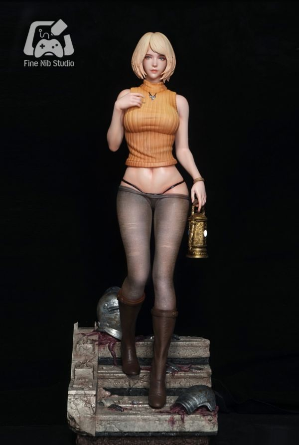 【售罄展示追加請私訊客服@toystationtw】生化危機4艾什莉（Ashley Graham）X 筆尖兒工作室（Fine Nib Studio） 動漫,模型,玩具,gk,玩驛,火影,手辦,海賊,死神,航海王,獵人,阿拉蕾,七大罪,七龍珠,寶可夢,神奇寶貝,哥吉拉,宮崎駿,迪士尼,灌籃高手,鬼滅之日刃,一拳超人,蠟筆小新,咒術,鏈鋸人,進擊的巨人,妖精尾巴,我的英雄學院,我英,鋼鍊,鋼之煉金術師,新世紀福音戰士,EVA,間諜家家酒,Re0,漫威,dc,集美#hex#tsume#prime1#queen#tes#xm#野獸國#壽屋#數碼寶貝