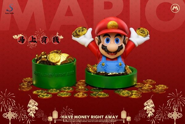 【售罄展示追加請私訊客服@toystationtw】超級瑪利歐 兄弟 《瑪上有錢》暴富瑪利歐 X Super 玩驛丨Toy station, GK雕像預購, GK雕像代購, GK雕像現貨, GK雕像修復, 咒術, 咒術迴戰, SCC玩具屋, 玩具給庫, 希模型, 瘋公仔, 訂製雕像,模型,伯公仔,gk,玩驛,火影,夜風本舖,海賊,死神,航海王,獵人,阿拉蕾,七大罪,七龍珠,寶可夢,神奇寶貝,哥吉拉,宮崎駿,迪士尼,灌籃高手,鬼滅之日刃,一拳超人,蠟筆小新,咒術,鏈鋸人,進擊的巨人,乙骨,我英