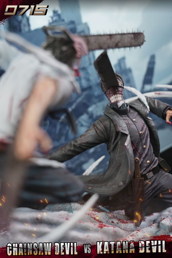 【預購】鏈鋸人 對戰系列 電次vs刀之惡魔 X 0715工作室 玩驛丨Toy station, GK雕像預購, GK雕像代購, GK雕像現貨, GK雕像修復, 咒術, 咒術迴戰, SCC玩具屋, 玩具給庫, NBA, 瘋公仔, 訂製雕像,模型,伯公仔,gk,玩驛,火影,夜風本舖,海賊,死神,航海王,獵人,阿拉蕾,七大罪,七龍珠,寶可夢,神奇寶貝,哥吉拉,宮崎駿,迪士尼,灌籃高手,鬼滅之刃,一拳超人,蠟筆小新,咒術,鏈鋸人,進擊的巨人,乙骨,我英