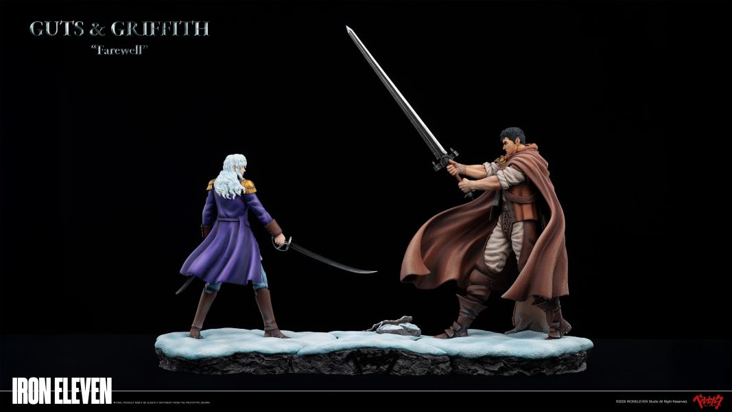 【預購】劍風傳奇 雪地訣別 格斯&格里菲斯 X IRON ELEVEN 玩驛丨Toy station, GK雕像預購, GK雕像代購, GK雕像現貨, GK雕像修復, 咒術, 咒術迴戰, SCC玩具屋, 玩具給庫, NBA, 瘋公仔, 訂製雕像,模型,伯公仔,gk,玩驛,火影,夜風本舖,海賊,死神,航海王,獵人,阿拉蕾,七大罪,七龍珠,寶可夢,神奇寶貝,哥吉拉,宮崎駿,迪士尼,灌籃高手,鬼滅之刃,一拳超人,蠟筆小新,咒術,鏈鋸人,進擊的巨人,乙骨,我英