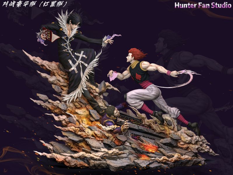 【現貨秒發】獵人 對戰系列 團長庫洛洛vs西索 雕像gk X HUNTER FAN STUDIO 玩驛丨Toy station, GK雕像預購, GK雕像代購, GK雕像現貨, GK雕像修復, 購物網站, 自媒體選物店, 日漫, 美漫, 電影, 電玩IP, 訂製雕像,模型,玩具,gk,玩驛,火影,手辦,海賊,死神,航海王,獵人,阿拉蕾,七大罪,七龍珠,寶可夢,神奇寶貝,哥吉拉,宮崎駿,迪士尼,灌籃高手,鬼滅之日刃,一拳超人,蠟筆小新,咒術,鏈鋸人,進擊的巨人,妖精尾巴,我的英雄學院,鋼鍊,鋼之