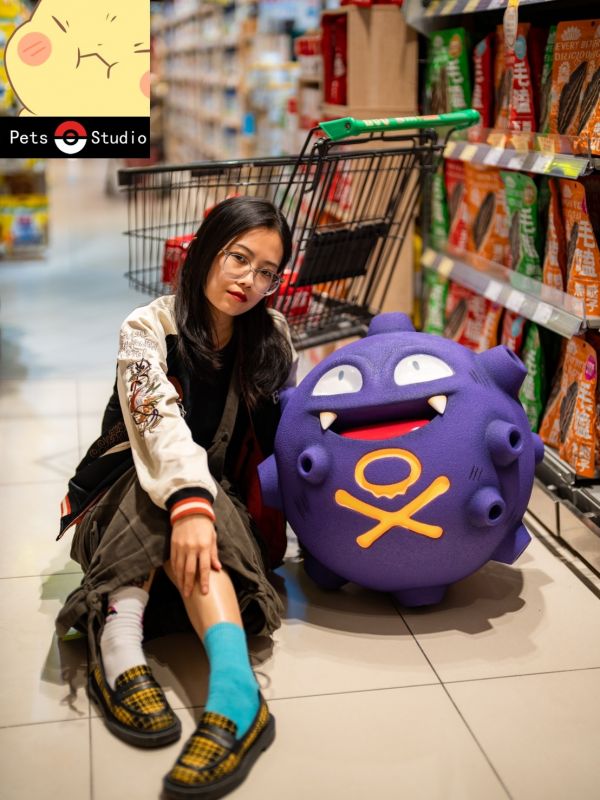 〖售鑿展示追加請私訊客服@toystationtw〗寶可夢 瓦斯彈 1/1 X Pets studio #動漫#模型#玩具#gk#玩驛#火影#手辦#海賊#死神#航海王#獵人#阿拉蕾#七大罪#七龍珠#寶可夢#神奇寶貝#哥吉拉#宮崎駿#迪士尼#灌籃高手#鬼滅之日刃#一拳超人#蠟筆小新#咒術#鏈鋸人#進擊的巨人#妖精尾巴#我的英雄學院#我英#鋼鍊#鋼之煉金術師#新世紀福音戰士#EVA#間諜家家酒#Re0#漫威#dc#集美#hex#tsume#prime1#queen#tes#xm#野獸國#壽屋#數碼寶貝