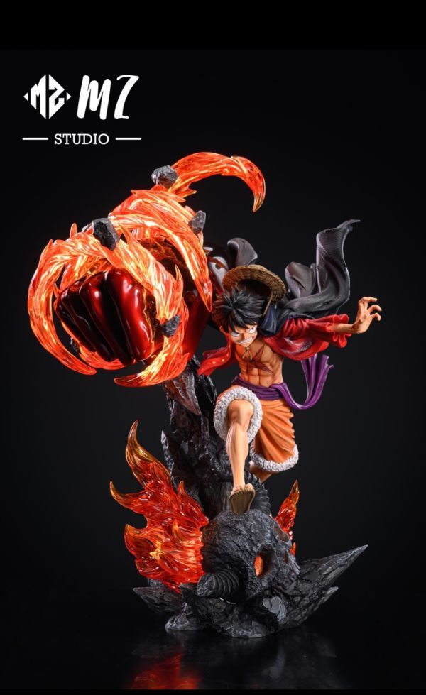 【售罄展示追加請私訊客服@toystationtw】海賊王 火焰三兄弟-業火魯夫 X MZ studio #動漫#模型#玩具#gk#玩驛#火影#手辦#海賊#死神#航海王#獵人#阿拉蕾#七大罪#七龍珠#寶可夢#神奇寶貝#哥吉拉#宮崎駿#迪士尼#灌籃高手#鬼滅之日刃#一拳超人#蠟筆小新#咒術#鏈鋸人#進擊的巨人#妖精尾巴#我的英雄學院#我英#鋼鍊#鋼之煉金術師#新世紀福音戰士#EVA#間諜家家酒#Re0#漫威#dc#集美#hex#tsume#prime1#queen#tes#xm#野獸國#壽屋#數碼寶貝