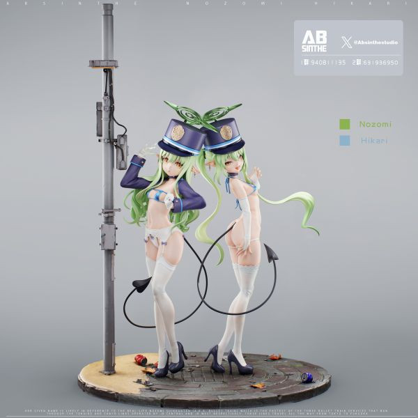 【售罄展示追加請私訊客服@toystationtw】蔚藍檔案 光&望 X ABsinthe studio 動漫,模型,玩具,gk,玩驛,火影,手辦,海賊,死神,航海王,獵人,阿拉蕾,七大罪,七龍珠,寶可夢,神奇寶貝,哥吉拉,宮崎駿,迪士尼,灌籃高手,鬼滅之日刃,一拳超人,蠟筆小新,咒術,鏈鋸人,進擊的巨人,妖精尾巴,我的英雄學院,我英,鋼鍊,鋼之煉金術師,新世紀福音戰士,EVA,間諜家家酒,Re0,漫威,dc,集美#hex#tsume#prime1#queen#tes#xm#野獸國#壽屋#數碼寶貝