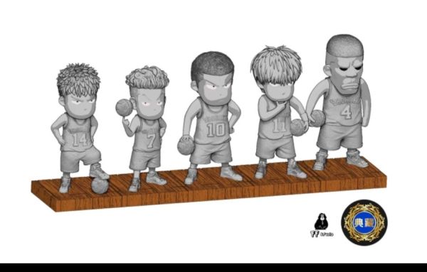 【售罄展示追加請私訊客服@toystationtw】 灌籃高手 湘北出場流川 櫻木 宮城 赤木 三井 X FF studio狒狒工作室 動漫,模型,玩具,gk,玩驛,火影,手辦,海賊,死神,航海王,獵人,阿拉蕾,七大罪,七龍珠,寶可夢,神奇寶貝,哥吉拉,宮崎駿,迪士尼,灌籃高手,鬼滅之日刃,一拳超人,蠟筆小新,咒術,鏈鋸人,進擊的巨人,妖精尾巴,我的英雄學院,我英,鋼鍊,鋼之煉金術師,新世紀福音戰士,EVA,間諜家家酒,Re0,漫威,dc,集美#hex#tsume#prime1#queen#tes#xm#野獸國#壽屋#數碼寶貝