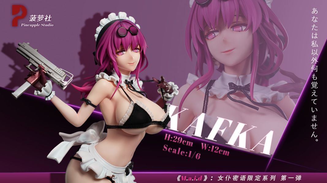 【售罄展示追加請私訊客服@toystationtw】崩壞星穹鐵道 女僕密語限定系列第一彈 卡芙卡 X Pineapple菠蘿社 玩驛丨Toy station, GK雕像預購, GK雕像代購, GK雕像現貨, GK雕像修復, 咒術, 咒術迴戰, SCC玩具屋, 玩具給庫, NBA, 瘋公仔, 訂製雕像,模型,伯公仔,gk,玩驛,火影,夜風本舖,海賊,死神,航海王,獵人,阿拉蕾,七大罪,七龍珠,寶可夢,神奇寶貝,哥吉拉,宮崎駿,迪士尼,灌籃高手,鬼滅之刃,一拳超人,蠟筆小新,咒術,鏈鋸人,進擊的巨人,乙骨,我英