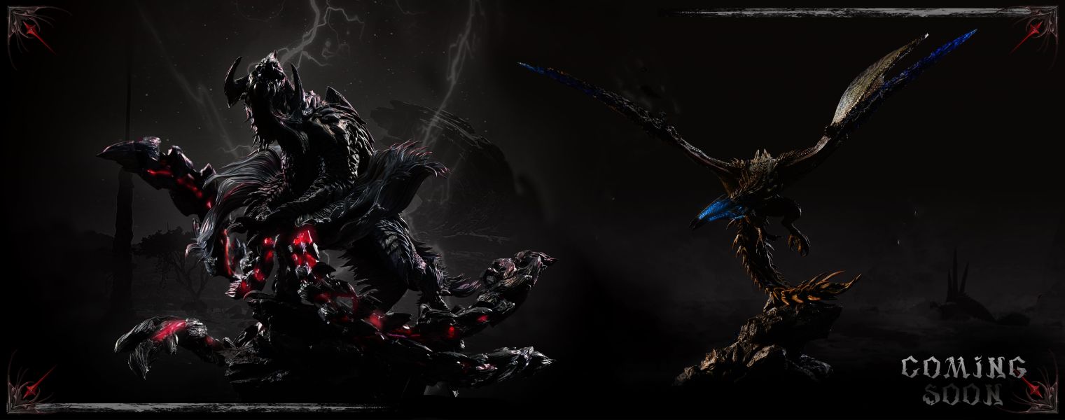 【預購】魔物獵人 怪獵圖鑒第一彈 煌雷龍&鎖刃龍 X SWORD+WING 玩驛丨Toy station, GK雕像預購, GK雕像代購, GK雕像現貨, GK雕像修復, 咒術, 咒術迴戰, SCC玩具屋, 玩具給庫, NBA, 瘋公仔, 訂製雕像,模型,伯公仔,gk,玩驛,火影,夜風本舖,海賊,死神,航海王,獵人,阿拉蕾,七大罪,七龍珠,寶可夢,神奇寶貝,哥吉拉,宮崎駿,迪士尼,灌籃高手,鬼滅之刃,一拳超人,蠟筆小新,咒術,鏈鋸人,進擊的巨人,乙骨,我英