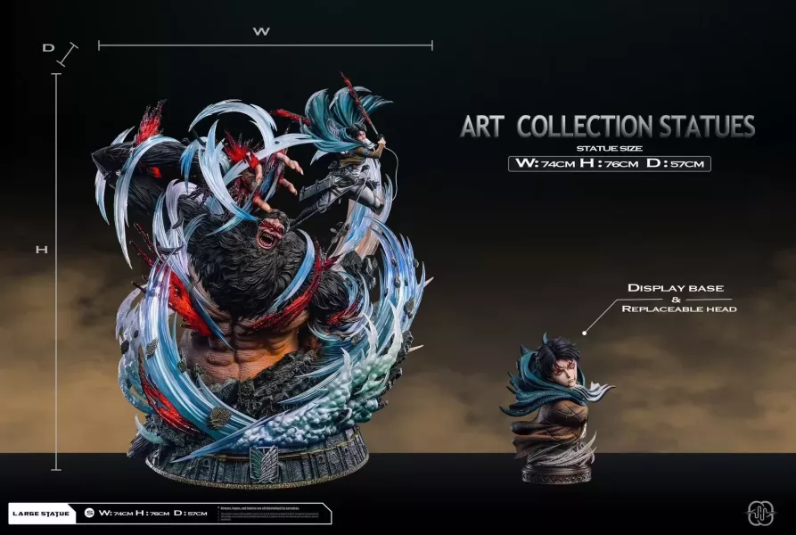 【預購】進擊的巨人 兵長砍猴2.0 X Hertz-Studio 玩驛丨Toy station, GK雕像預購, GK雕像代購, GK雕像現貨, GK雕像修復, 咒術, 咒術迴戰, SCC玩具屋, 玩具給庫, NBA, 瘋公仔, 訂製雕像,模型,伯公仔,gk,玩驛,火影,夜風本舖,海賊,死神,航海王,獵人,阿拉蕾,七大罪,七龍珠,寶可夢,神奇寶貝,哥吉拉,宮崎駿,迪士尼,灌籃高手,鬼滅之刃,一拳超人,蠟筆小新,咒術,鏈鋸人,進擊的巨人,乙骨,我英