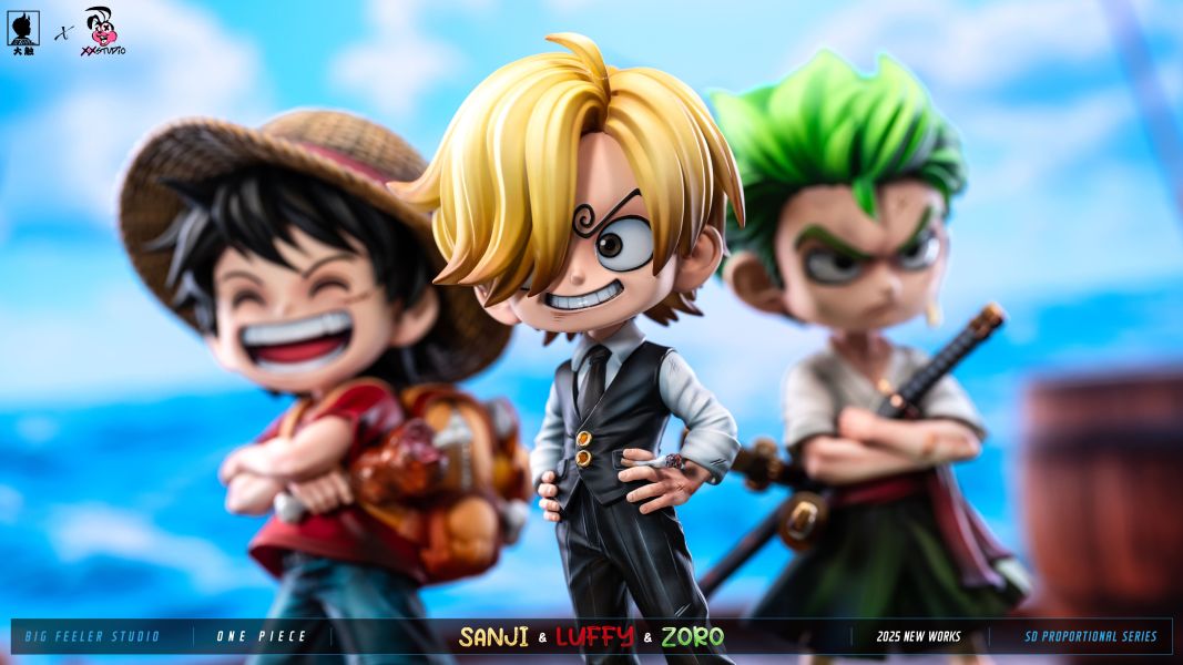 【售罄展示追加請私訊客服@toystationtw】海賊王 Q版系列 三大戰力 魯夫&索隆&香吉士 X 大觸+XOX工作室 玩驛丨Toy station, GK雕像預購, GK雕像代購, GK雕像現貨, GK雕像修復, 咒術, 咒術迴戰, SCC玩具屋, 玩具給庫, NBA, 瘋公仔, 訂製雕像,模型,伯公仔,gk,玩驛,火影,夜風本舖,海賊,死神,航海王,獵人,阿拉蕾,七大罪,七龍珠,寶可夢,神奇寶貝,哥吉拉,宮崎駿,迪士尼,灌籃高手,鬼滅之刃,一拳超人,蠟筆小新,咒術,鏈鋸人,進擊的巨人,乙骨,我英