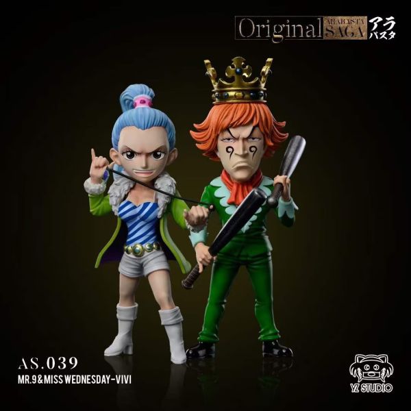【售罄展示追加請私訊客服@toystationtw】海賊王 偉大航路系列 阿拉巴斯坦篇039 Mr.9 & Miss星期三 X YZ 玩驛丨Toy station, GK雕像預購, GK雕像代購, GK雕像現貨, GK雕像修復, 咒術, 咒術迴戰, SCC玩具屋, 玩具給庫, NBA, 瘋公仔, 訂製雕像,模型,伯公仔,gk,玩驛,火影,夜風本舖,海賊,死神,航海王,獵人,阿拉蕾,七大罪,七龍珠,寶可夢,神奇寶貝,哥吉拉,宮崎駿,迪士尼,灌籃高手,鬼滅之刃,一拳超人,蠟筆小新,咒術,鏈鋸人,進擊的巨人,乙骨,我英