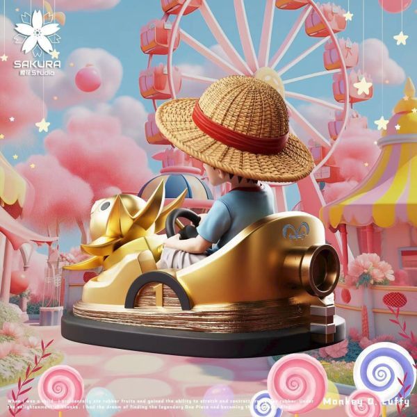 【售罄展示追加請私訊客服@toystationtw】海賊王 碰碰車魯夫 X 櫻花 玩驛丨Toy station, GK雕像預購, GK雕像代購, GK雕像現貨, GK雕像修復, 咒術, 咒術迴戰, SCC玩具屋, 玩具給庫, 希模型, 瘋公仔, 訂製雕像,模型,伯公仔,gk,玩驛,火影,夜風本舖,海賊,死神,航海王,獵人,阿拉蕾,七大罪,七龍珠,寶可夢,神奇寶貝,哥吉拉,宮崎駿,迪士尼,灌籃高手,鬼滅之日刃,一拳超人,蠟筆小新,咒術,鏈鋸人,進擊的巨人,乙骨,我英