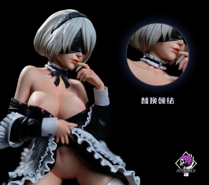 【預購】尼爾自動人形 メイド覚醒ヨルハ 2B 寄葉二號B型 X Evanescen 玩驛丨Toy station, GK雕像預購, GK雕像代購, GK雕像現貨, GK雕像修復, 咒術, 咒術迴戰, SCC玩具屋, 玩具給庫, NBA, 瘋公仔, 訂製雕像,模型,伯公仔,gk,玩驛,火影,夜風本舖,海賊,死神,航海王,獵人,阿拉蕾,七大罪,七龍珠,寶可夢,神奇寶貝,哥吉拉,宮崎駿,迪士尼,灌籃高手,鬼滅之刃,一拳超人,蠟筆小新,咒術,鏈鋸人,進擊的巨人,乙骨,我英