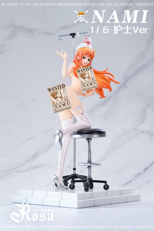【售罄展示追加請私訊客服@toystationtw】海賊王 護士小姐姐 娜美 X Rosa Studio 動漫,模型,玩具,gk,玩驛,火影,手辦,海賊,死神,航海王,獵人,阿拉蕾,七大罪,七龍珠,寶可夢,神奇寶貝,哥吉拉,宮崎駿,迪士尼,灌籃高手,鬼滅之日刃,一拳超人,蠟筆小新,咒術,鏈鋸人,進擊的巨人,妖精尾巴,我的英雄學院,我英,鋼鍊,鋼之煉金術師,新世紀福音戰士,EVA,間諜家家酒,Re0,漫威,dc,集美#hex#tsume#prime1#queen#tes#xm#野獸國#壽屋#數碼寶貝