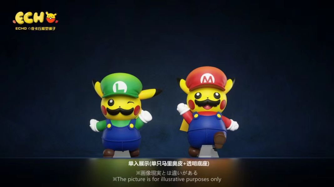 【售罄展示追加請私訊客服@toystationtw】寶可夢 超級馬力歐皮卡丘 X ECHO studio 玩驛丨Toy station, GK雕像預購, GK雕像代購, GK雕像現貨, GK雕像修復, 咒術, 咒術迴戰, SCC玩具屋, 玩具給庫, NBA, 瘋公仔, 訂製雕像,模型,伯公仔,gk,玩驛,火影,夜風本舖,海賊,死神,航海王,獵人,阿拉蕾,七大罪,七龍珠,寶可夢,神奇寶貝,哥吉拉,宮崎駿,迪士尼,灌籃高手,鬼滅之刃,一拳超人,蠟筆小新,咒術,鏈鋸人,進擊的巨人,乙骨,我英