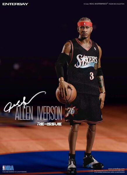 【售罄展示追加請私訊客服@toystationtw】NBA 系列 戰神 Allen Iverson艾倫·艾佛森 蠟像級人偶 限量復刻版 X Enterbay 正版授權 動漫,模型,玩具,gk,玩驛,火影,手辦,海賊,死神,航海王,獵人,阿拉蕾,七大罪,七龍珠,寶可夢,神奇寶貝,哥吉拉,宮崎駿,迪士尼,灌籃高手,鬼滅之日刃,一拳超人,蠟筆小新,咒術,鏈鋸人,進擊的巨人,妖精尾巴,我的英雄學院,我英,鋼鍊,鋼之煉金術師,新世紀福音戰士,EVA,間諜家家酒,Re0,漫威,dc,集美#hex#tsume#prime1#queen#tes#xm#野獸國#壽屋#數碼寶貝