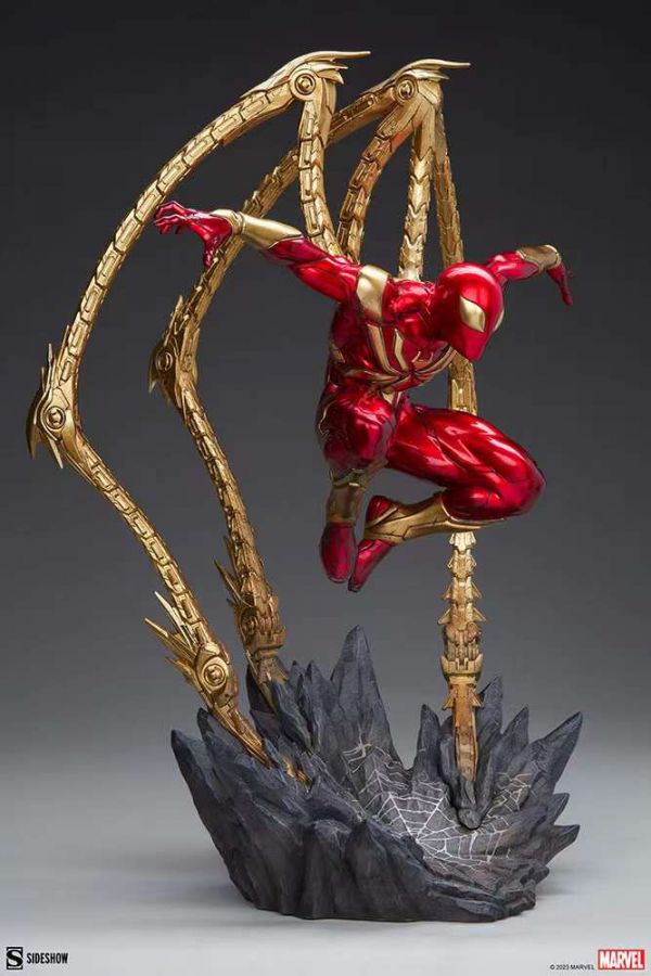 【售罄展示追加請私訊客服@toystationtw】漫威 IRON SPIDER 鋼鐵蜘蛛俠 X Sideshow #動漫#模型#玩具#gk#玩驛#火影#手辦#海賊#死神#航海王#獵人#阿拉蕾#七大罪#七龍珠#寶可夢#神奇寶貝#哥吉拉#宮崎駿#迪士尼#灌籃高手#鬼滅之日刃#一拳超人#蠟筆小新#咒術#鏈鋸人#進擊的巨人#妖精尾巴#我的英雄學院#我英#鋼鍊#鋼之煉金術師#新世紀福音戰士#EVA#間諜家家酒#Re0#漫威#dc#集美#hex#tsume#prime1#queen#tes#xm#野獸國#壽屋#數碼寶貝