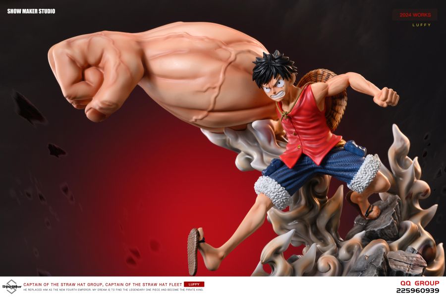 【售罄展示追加請私訊客服@toystationtw】海賊王 Luffy系列04 三檔大拳頭魯夫 X ShowMaker 玩驛丨Toy station, GK雕像預購, GK雕像代購, GK雕像現貨, GK雕像修復, 咒術, 咒術迴戰, SCC玩具屋, 玩具給庫, NBA, 瘋公仔, 訂製雕像,模型,伯公仔,gk,玩驛,火影,夜風本舖,海賊,死神,航海王,獵人,阿拉蕾,七大罪,七龍珠,寶可夢,神奇寶貝,哥吉拉,宮崎駿,迪士尼,灌籃高手,鬼滅之刃,一拳超人,蠟筆小新,咒術,鏈鋸人,進擊的巨人,乙骨,我英