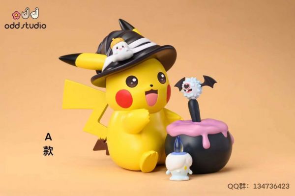 【售罄展示追加請私訊客服@toystationtw】寶可夢 萬聖節系列第二彈 女巫皮卡丘 X Odd工作室 #動漫#模型#玩具#gk#玩驛#火影#手辦#海賊#死神#航海王#獵人#阿拉蕾#七大罪#七龍珠#寶可夢#神奇寶貝#哥吉拉#宮崎駿#迪士尼#灌籃高手#鬼滅之日刃#一拳超人#蠟筆小新#咒術#鏈鋸人#進擊的巨人#妖精尾巴#我的英雄學院#我英#鋼鍊#鋼之煉金術師#新世紀福音戰士#EVA#間諜家家酒#Re0#漫威#dc#集美#hex#tsume#prime1#queen#tes#xm#野獸國#壽屋#數碼寶貝