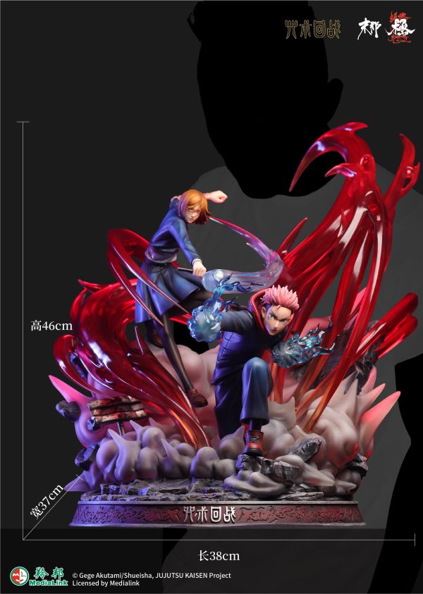 【售罄展示追加請私訊客服@toystationtw】咒術迴戰 正版授權 虎杖悠仁&釘崎野薔薇黑閃 X 末那魂燃 動漫,模型,玩具,gk,玩驛,火影,手辦,海賊,死神,航海王,獵人,阿拉蕾,七大罪,七龍珠,寶可夢,神奇寶貝,哥吉拉,宮崎駿,迪士尼,灌籃高手,鬼滅之日刃,一拳超人,蠟筆小新,咒術,鏈鋸人,進擊的巨人,妖精尾巴,我的英雄學院,我英,鋼鍊,鋼之煉金術師,新世紀福音戰士,EVA,間諜家家酒,Re0,漫威,dc,集美#hex#tsume#prime1#queen#tes#xm#野獸國#壽屋#數碼寶貝