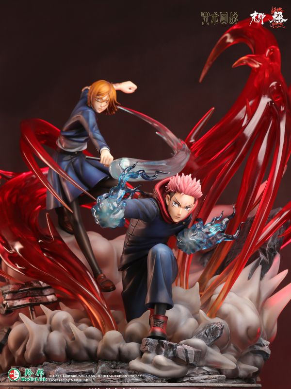 【售罄展示追加請私訊客服@toystationtw】咒術迴戰 正版授權 虎杖悠仁&釘崎野薔薇黑閃 X 末那魂燃 動漫,模型,玩具,gk,玩驛,火影,手辦,海賊,死神,航海王,獵人,阿拉蕾,七大罪,七龍珠,寶可夢,神奇寶貝,哥吉拉,宮崎駿,迪士尼,灌籃高手,鬼滅之日刃,一拳超人,蠟筆小新,咒術,鏈鋸人,進擊的巨人,妖精尾巴,我的英雄學院,我英,鋼鍊,鋼之煉金術師,新世紀福音戰士,EVA,間諜家家酒,Re0,漫威,dc,集美#hex#tsume#prime1#queen#tes#xm#野獸國#壽屋#數碼寶貝