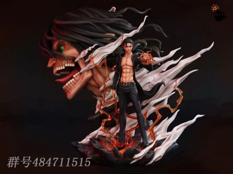 【售罄展示追加請私訊客服@toystationtw】進擊的巨人 艾連·葉卡 X 肥貓映日 玩驛丨Toy station, GK雕像預購, GK雕像代購, GK雕像現貨, GK雕像修復, 咒術, 咒術迴戰, SCC玩具屋, 玩具給庫, NBA, 瘋公仔, 訂製雕像,模型,伯公仔,gk,玩驛,火影,夜風本舖,海賊,死神,航海王,獵人,阿拉蕾,七大罪,七龍珠,寶可夢,神奇寶貝,哥吉拉,宮崎駿,迪士尼,灌籃高手,鬼滅之刃,一拳超人,蠟筆小新,咒術,鏈鋸人,進擊的巨人,乙骨,我英