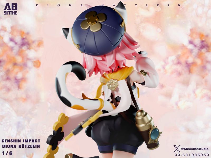 【售罄展示追加請私訊客服@toystationtw】原神 貓耳少女——【迪奧娜·凱茨萊茵】X ABsinthe Studio 動漫,模型,玩具,gk,玩驛,火影,手辦,海賊,死神,航海王,獵人,阿拉蕾,七大罪,七龍珠,寶可夢,神奇寶貝,哥吉拉,宮崎駿,迪士尼,灌籃高手,鬼滅之日刃,一拳超人,蠟筆小新,咒術,鏈鋸人,進擊的巨人,妖精尾巴,我的英雄學院,我英,鋼鍊,鋼之煉金術師,新世紀福音戰士,EVA,間諜家家酒,Re0,漫威,dc,野獸國,hex,tsume,prime1,queen,tes,xm,迪士尼,壽屋,數碼寶貝