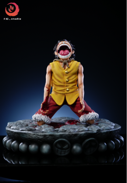 【售罄展示追加請私訊客服@toystationtw】海賊王 雙比例 崩潰魯夫 X 火焰-Studio 玩驛丨Toy station, GK雕像預購, GK雕像代購, GK雕像現貨, GK雕像修復, 咒術, 咒術迴戰, SCC玩具屋, 玩具給庫, NBA, 瘋公仔, 訂製雕像,模型,伯公仔,gk,玩驛,火影,夜風本舖,海賊,死神,航海王,獵人,阿拉蕾,七大罪,七龍珠,寶可夢,神奇寶貝,哥吉拉,宮崎駿,迪士尼,灌籃高手,鬼滅之刃,一拳超人,蠟筆小新,咒術,鏈鋸人,進擊的巨人,乙骨,我英