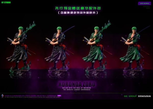 【售罄展示追加請私訊客服@toystationtw】海賊王 索隆（預訂送豪華配件包）X NY STUDIO 動漫,模型,玩具,gk,玩驛,火影,手辦,海賊,死神,航海王,獵人,阿拉蕾,七大罪,七龍珠,寶可夢,神奇寶貝,哥吉拉,宮崎駿,迪士尼,灌籃高手,鬼滅之日刃,一拳超人,蠟筆小新,咒術,鏈鋸人,進擊的巨人,妖精尾巴,我的英雄學院,我英,鋼鍊,鋼之煉金術師,新世紀福音戰士,EVA,間諜家家酒,Re0,漫威,dc,集美#hex#tsume#prime1#queen#tes#xm#野獸國#壽屋#數碼寶貝