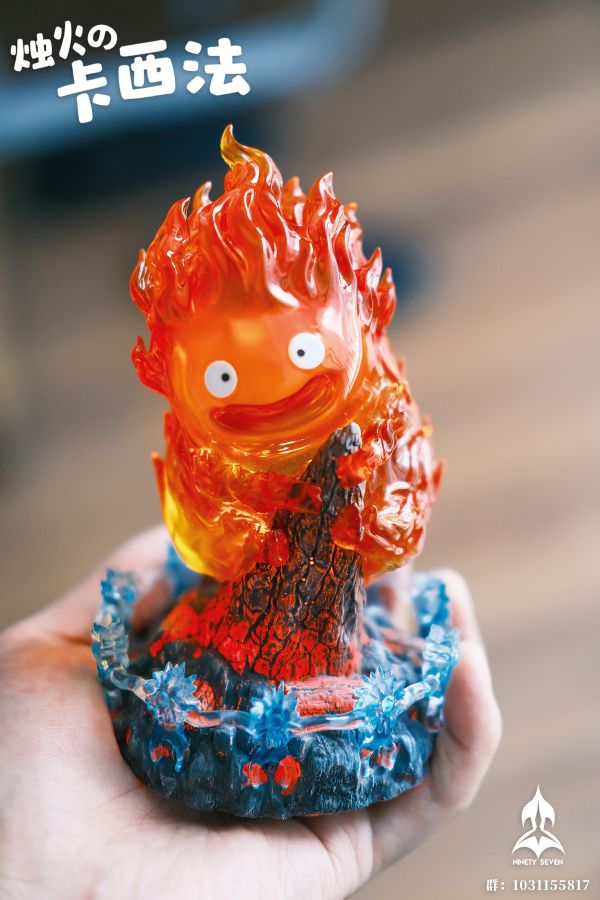 【預購】宮崎駿 碳支卡西法 CALCIFER X NINETY SEVEN（玖柒） 玩驛丨Toy station, GK雕像預購, GK雕像代購, GK雕像現貨, GK雕像修復, 咒術, 咒術迴戰, SCC玩具屋, 玩具給庫, NBA, 瘋公仔, 訂製雕像,模型,伯公仔,gk,玩驛,火影,夜風本舖,海賊,死神,航海王,獵人,阿拉蕾,七大罪,七龍珠,寶可夢,神奇寶貝,哥吉拉,宮崎駿,迪士尼,灌籃高手,鬼滅之刃,一拳超人,蠟筆小新,咒術,鏈鋸人,進擊的巨人,乙骨,我英