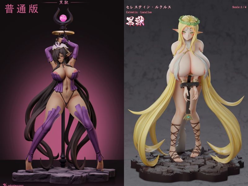 【代購】黑獸系列 白精靈  被崇拜的高等精靈 塞蕾斯汀·盧庫勒斯 X 鯨歌 玩驛丨Toy station, GK雕像預購, GK雕像代購, GK雕像現貨, GK雕像修復, 咒術, 咒術迴戰, SCC玩具屋, 玩具給庫, 希模型, 瘋公仔, 訂製雕像,模型,伯公仔,gk,玩驛,火影,夜風本舖,海賊,死神,航海王,獵人,阿拉蕾,七大罪,七龍珠,寶可夢,神奇寶貝,哥吉拉,宮崎駿,迪士尼,灌籃高手,鬼滅之刃,一拳超人,蠟筆小新,咒術,鏈鋸人,進擊的巨人,乙骨,我英,CW,1/1