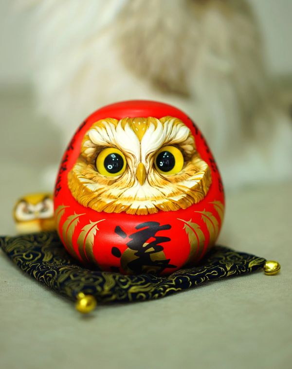 【售罄展示追加請私訊客服@toystationtw】貓鷹頭‬達摩 X 水雲之境工作室 #動漫#模型#玩具#gk#玩驛#火影#手辦#海賊#死神#航海王#獵人#阿拉蕾#七大罪#七龍珠#寶可夢#神奇寶貝#哥吉拉#宮崎駿#迪士尼#灌籃高手#鬼滅之日刃#一拳超人#蠟筆小新#咒術#鏈鋸人#進擊的巨人#妖精尾巴#我的英雄學院#我英#鋼鍊#鋼之煉金術師#新世紀福音戰士#EVA#間諜家家酒#Re0#漫威#dc#集美#hex#tsume#prime1#queen#tes#xm#野獸國#壽屋#數碼寶貝