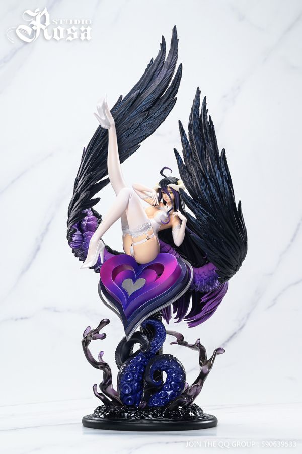 【售罄展示追加請私訊客服@toystationtw】魅魔之恥-雅兒貝德（albedo）X Rosa Studio 動漫,模型,玩具,gk,玩驛,火影,手辦,海賊,死神,航海王,獵人,阿拉蕾,七大罪,七龍珠,寶可夢,神奇寶貝,哥吉拉,宮崎駿,迪士尼,灌籃高手,鬼滅之日刃,一拳超人,蠟筆小新,咒術,鏈鋸人,進擊的巨人,妖精尾巴,我的英雄學院,我英,鋼鍊,鋼之煉金術師,新世紀福音戰士,EVA,間諜家家酒,Re0,漫威,dc,集美#hex#tsume#prime1#queen#tes#xm#野獸國#壽屋#數碼寶貝