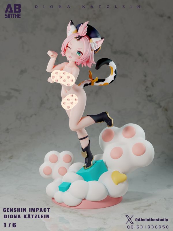 【售罄展示追加請私訊客服@toystationtw】原神 貓耳少女——【迪奧娜·凱茨萊茵】X ABsinthe Studio 動漫,模型,玩具,gk,玩驛,火影,手辦,海賊,死神,航海王,獵人,阿拉蕾,七大罪,七龍珠,寶可夢,神奇寶貝,哥吉拉,宮崎駿,迪士尼,灌籃高手,鬼滅之日刃,一拳超人,蠟筆小新,咒術,鏈鋸人,進擊的巨人,妖精尾巴,我的英雄學院,我英,鋼鍊,鋼之煉金術師,新世紀福音戰士,EVA,間諜家家酒,Re0,漫威,dc,野獸國,hex,tsume,prime1,queen,tes,xm,迪士尼,壽屋,數碼寶貝