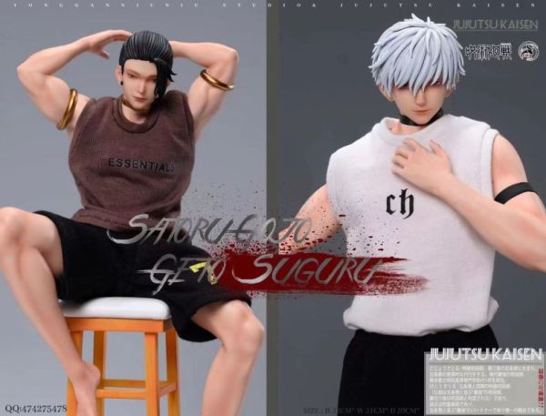 【售罄展示追加請私訊客服@toystationtw】咒術迴戰 雙人物系列第二彈 五條悟&夏油傑 X 勇敢牛牛工作室(YGNN STUDIO） 動漫,模型,玩具,gk,玩驛,火影,手辦,海賊,死神,航海王,獵人,阿拉蕾,七大罪,七龍珠,寶可夢,神奇寶貝,哥吉拉,宮崎駿,迪士尼,灌籃高手,鬼滅之日刃,一拳超人,蠟筆小新,咒術,鏈鋸人,進擊的巨人,妖精尾巴,我的英雄學院,我英,鋼鍊,鋼之煉金術師,新世紀福音戰士,EVA,間諜家家酒,Re0,漫威,dc,集美#hex#tsume#prime1#queen#tes#xm#野獸國#壽屋#數碼寶貝