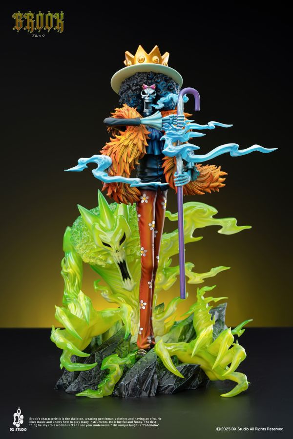 【售罄展示追加請私訊客服@toystationtw】海賊王 草帽團共鳴系列 “靈魂之王”-布魯克 X 大熊社 玩驛丨Toy station, GK雕像預購, GK雕像代購, GK雕像現貨, GK雕像修復, 咒術, 咒術迴戰, SCC玩具屋, 玩具給庫, NBA, 瘋公仔, 訂製雕像,模型,伯公仔,gk,玩驛,火影,夜風本舖,海賊,死神,航海王,獵人,阿拉蕾,七大罪,七龍珠,寶可夢,神奇寶貝,哥吉拉,宮崎駿,迪士尼,灌籃高手,鬼滅之刃,一拳超人,蠟筆小新,咒術,鏈鋸人,進擊的巨人,乙骨,我英