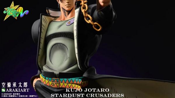 【售鑿展示追加請私訊客服@toystationtw】 JOJO 百體限定 空條承太郎 星塵鬥士 X ARAKIART #動漫#模型#玩具#gk#玩驛#火影#手辦#海賊#死神#航海王#獵人#阿拉蕾#七大罪#七龍珠#寶可夢#神奇寶貝#哥吉拉#宮崎駿#迪士尼#灌籃高手#鬼滅之日刃#一拳超人#蠟筆小新#咒術#鏈鋸人#進擊的巨人#妖精尾巴#我的英雄學院#我英#鋼鍊#鋼之煉金術師#新世紀福音戰士#EVA#間諜家家酒#Re0#漫威#dc#集美#hex#tsume#prime1#queen#tes#xm#野獸國#壽屋#數碼寶貝