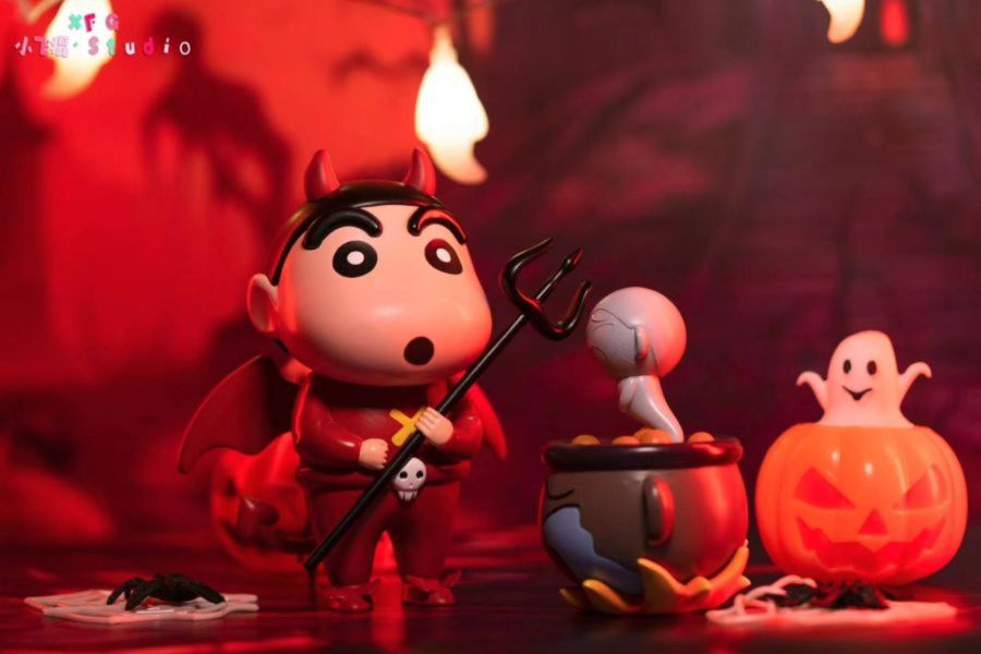 【售罄展示追加請私訊客服@toystationtw】蠟筆小新 萬聖節惡魔小新 鐵鍋燉正男 X XFG小飛棍 動漫,模型,玩具,gk,玩驛,火影,手辦,海賊,死神,航海王,獵人,阿拉蕾,七大罪,七龍珠,寶可夢,神奇寶貝,哥吉拉,宮崎駿,迪士尼,灌籃高手,鬼滅之日刃,一拳超人,蠟筆小新,咒術,鏈鋸人,進擊的巨人,妖精尾巴,我的英雄學院,我英,鋼鍊,鋼之煉金術師,新世紀福音戰士,EVA,間諜家家酒,Re0,漫威,dc,集美#hex#tsume#prime1#queen#tes#xm#野獸國#壽屋#數碼寶貝