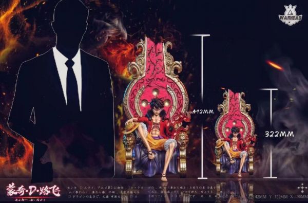 【售罄展示追加請私訊客服@toystationtw】海賊王 五皇坐姿魯夫 X Warhead #動漫#模型#玩具#gk#玩驛#火影#手辦#海賊#死神#航海王#獵人#阿拉蕾#七大罪#七龍珠#寶可夢#神奇寶貝#哥吉拉#宮崎駿#迪士尼#灌籃高手#鬼滅之日刃#一拳超人#蠟筆小新#咒術#鏈鋸人#進擊的巨人#妖精尾巴#我的英雄學院#我英#鋼鍊#鋼之煉金術師#新世紀福音戰士#EVA#間諜家家酒#Re0#漫威#dc#集美#hex#tsume#prime1#queen#tes#xm#野獸國#壽屋#數碼寶貝