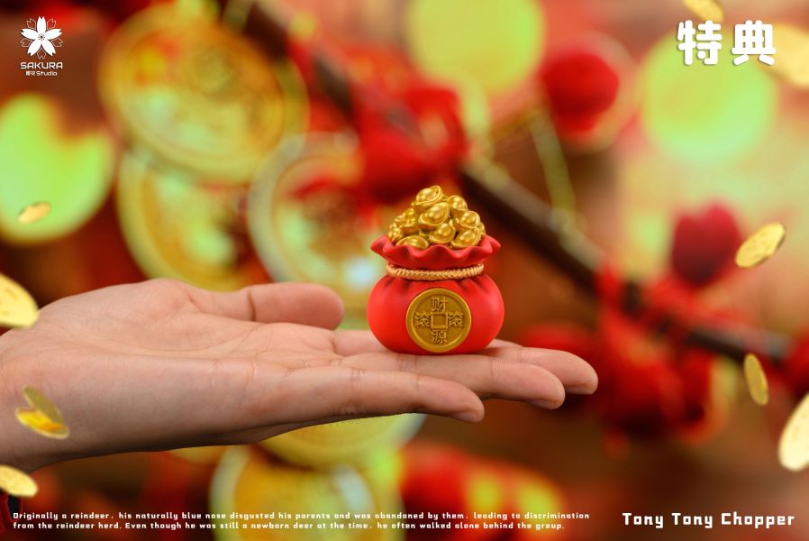 【售罄展示追加請私訊客服@toystationtw】海賊王 財神喬巴 X 櫻花 studio 玩驛丨Toy station, GK雕像預購, GK雕像代購, GK雕像現貨, GK雕像修復, 咒術, 咒術迴戰, SCC玩具屋, 玩具給庫, NBA, 瘋公仔, 訂製雕像,模型,伯公仔,gk,玩驛,火影,夜風本舖,海賊,死神,航海王,獵人,阿拉蕾,七大罪,七龍珠,寶可夢,神奇寶貝,哥吉拉,宮崎駿,迪士尼,灌籃高手,鬼滅之刃,一拳超人,蠟筆小新,咒術,鏈鋸人,進擊的巨人,乙骨,我英