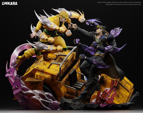 【售罄展示追加請私訊客服@toystationtw】JOJO的奇妙冒險 星塵鬥士宿敵之戰 空條承太郎 vs 迪奧·布蘭度 X CHIKARA力量 玩驛丨Toy station, GK雕像預購, GK雕像代購, GK雕像現貨, GK雕像修復, 購物網站, 自媒體選物店, SCC玩具屋, 玩具給庫, 希模型, 瘋公仔, 訂製雕像,模型,伯公仔,gk,玩驛,火影,夜風本舖,海賊,死神,航海王,獵人,EnterBay,七大罪,七龍珠,寶可夢,神奇寶貝,哥吉拉,宮崎駿,迪士尼,灌籃高手,鬼滅之日刃,一拳超人,蠟筆小新,咒術,鏈鋸人,進擊的巨人,妖精尾